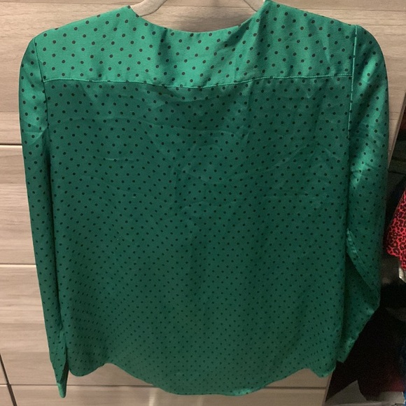Emerald green with polka dots - Picture 4 of 5